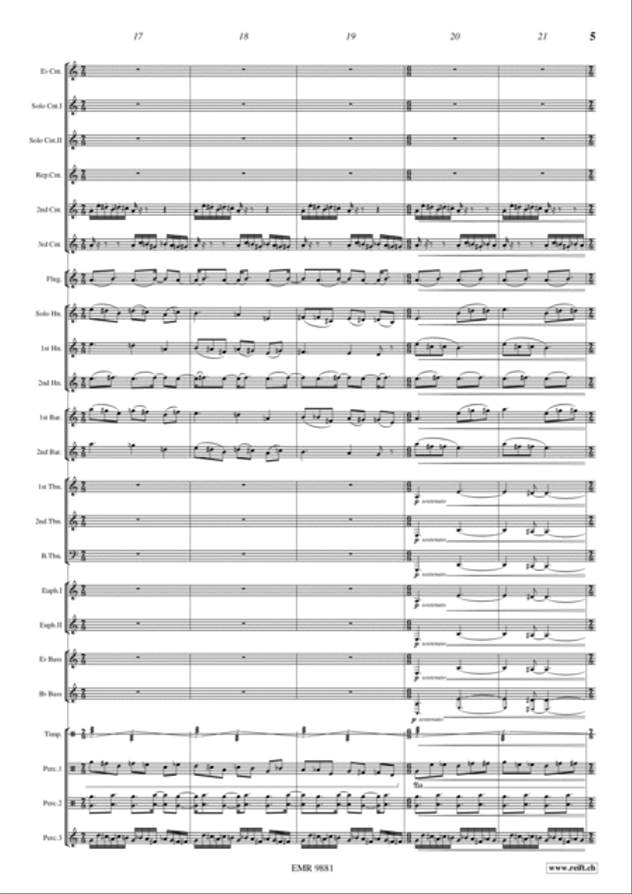 Blue Horizons Brass Band scores gallery preview page 8
