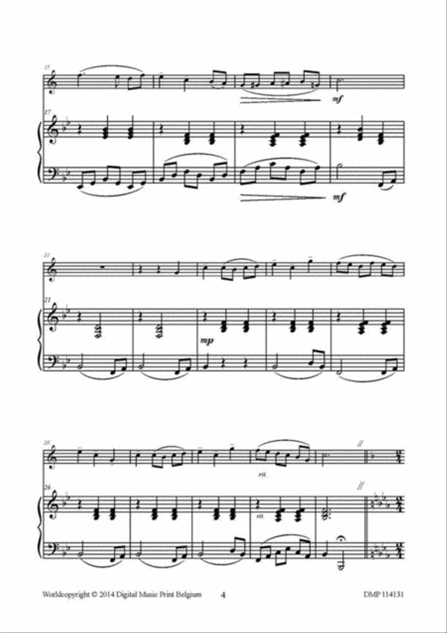 A Holiday Feeling Clarinet Solo scores gallery preview page 3