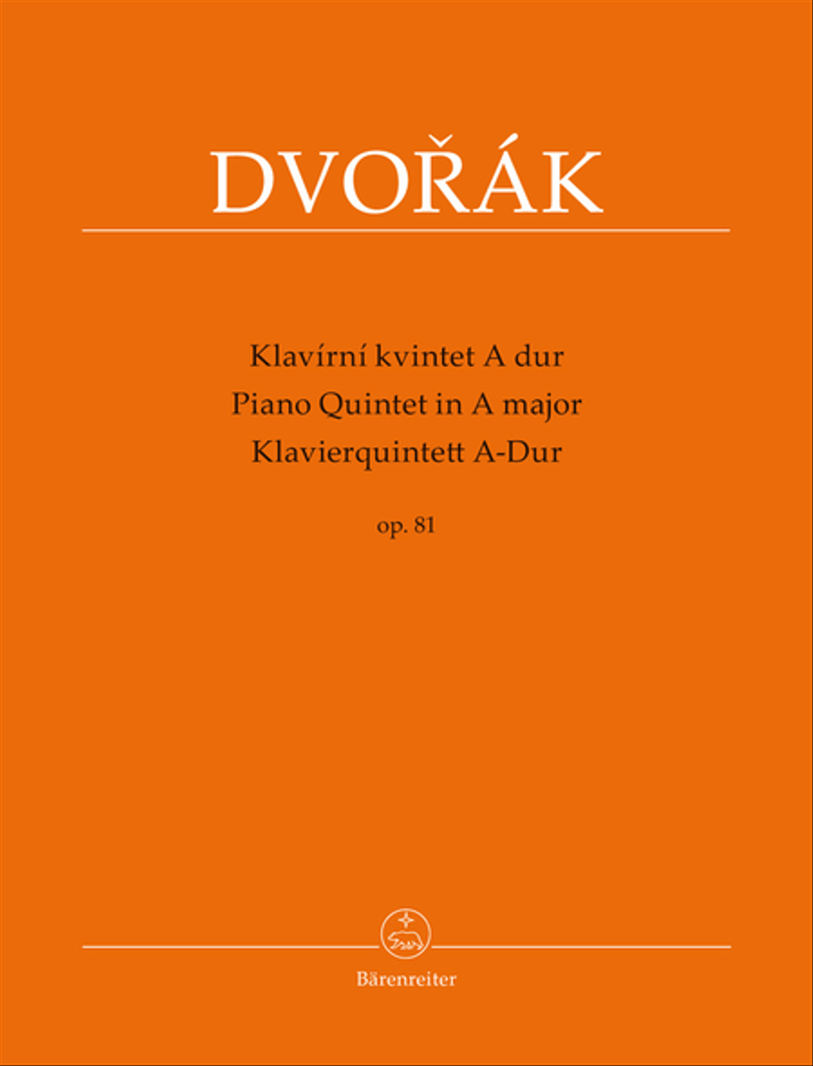 Piano Quintet A major op. 81 Piano Quintet scores gallery preview page 1