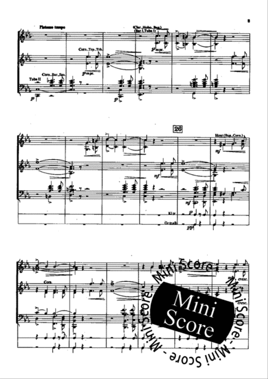 4 Bagatellen Fanfare Band scores gallery preview page 11