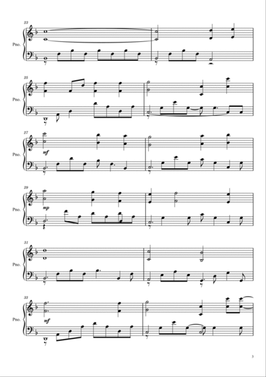 The Portrait Easy Piano scores gallery preview page 3