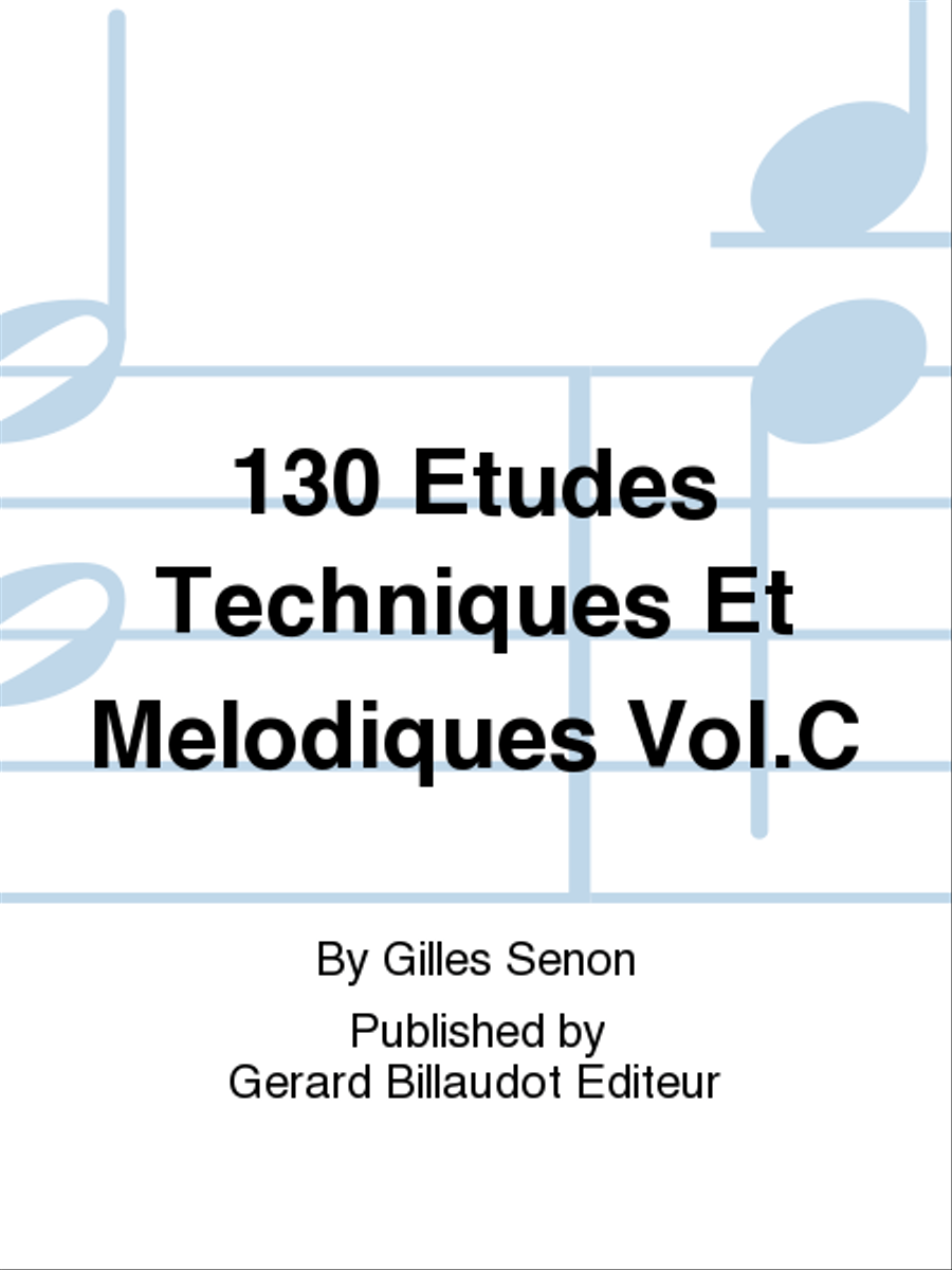 130 Etudes Techniques et Melodiques Vol.C Trumpet scores gallery preview page 1