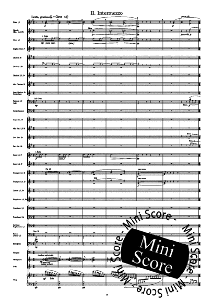Fourth Symphony Concert Band scores gallery preview page 23