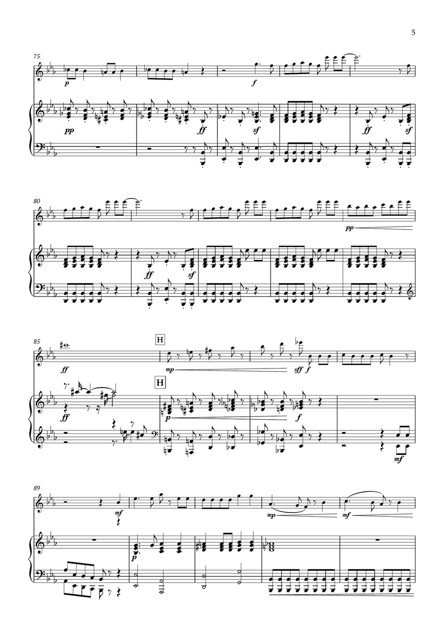 Bohemian Rhapsody Flute Solo scores gallery preview page 6