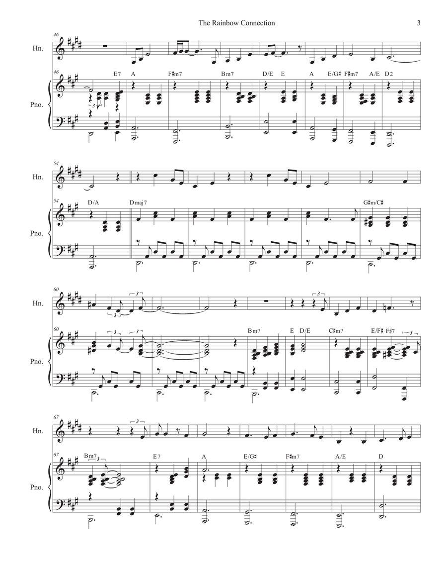 The Rainbow Connection Piano scores gallery preview page 3