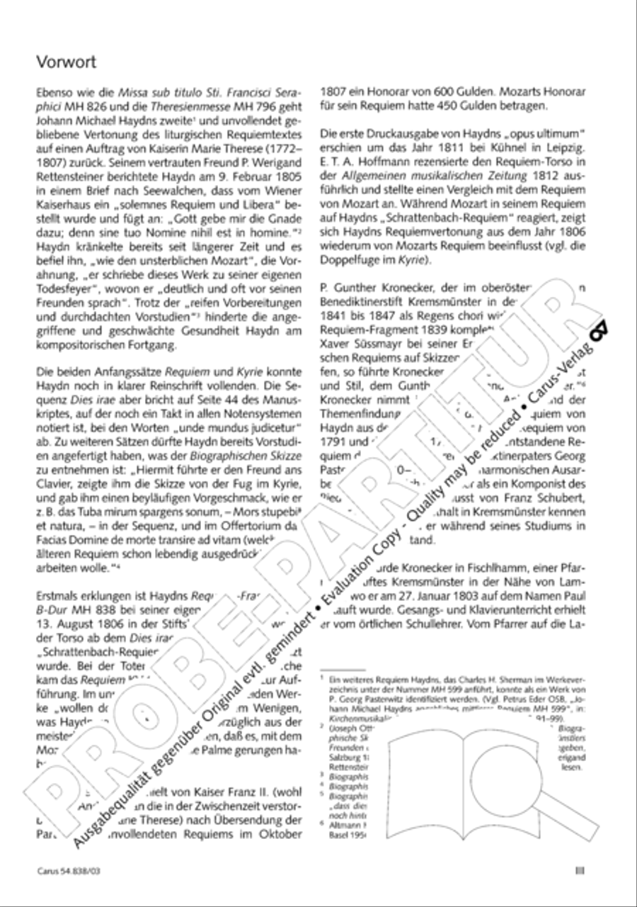 Requiem in B 4-Part scores gallery preview page 4