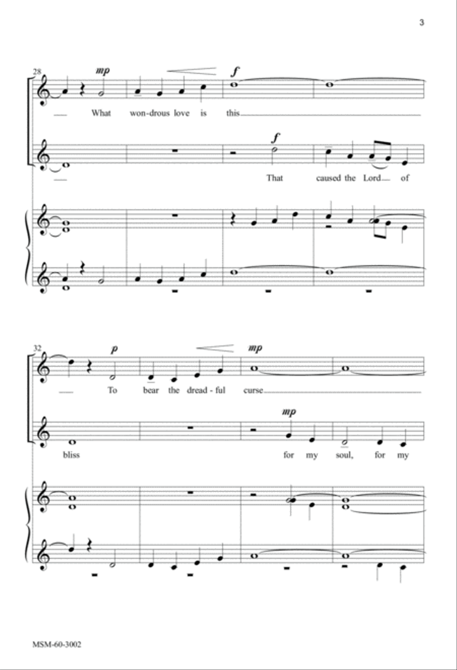 What Wondrous Love Is This SA scores gallery preview page 4