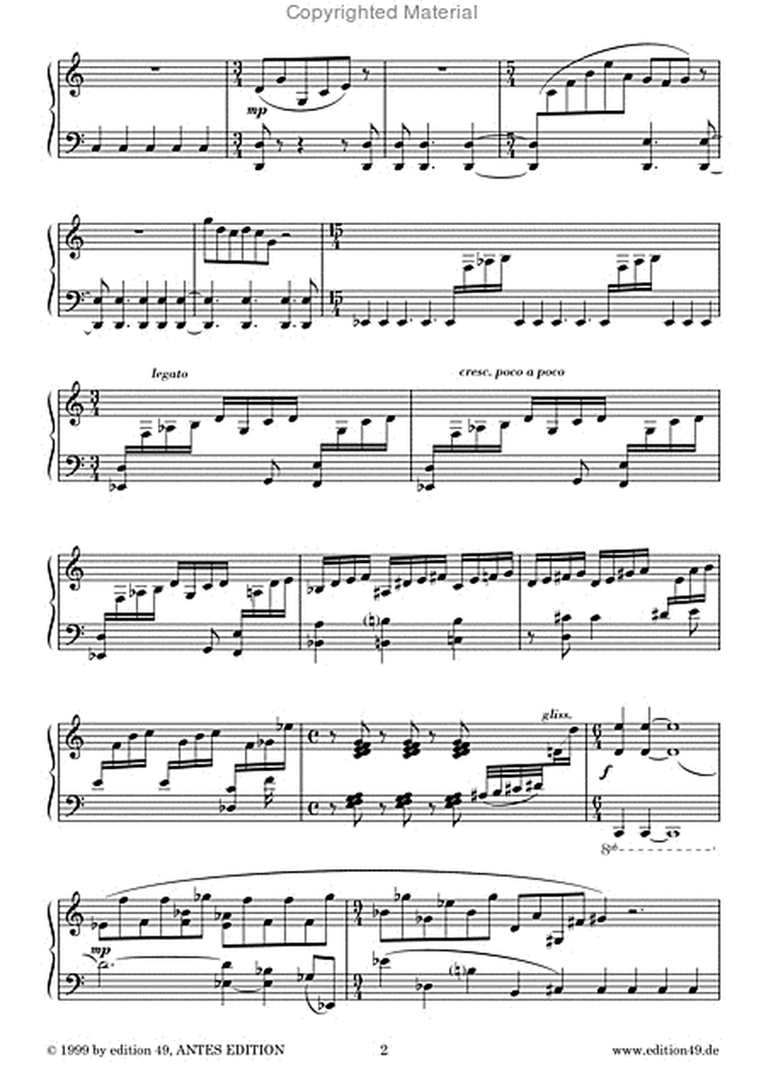 Sonate Nr. 5 op. 55 fur Klavier solo