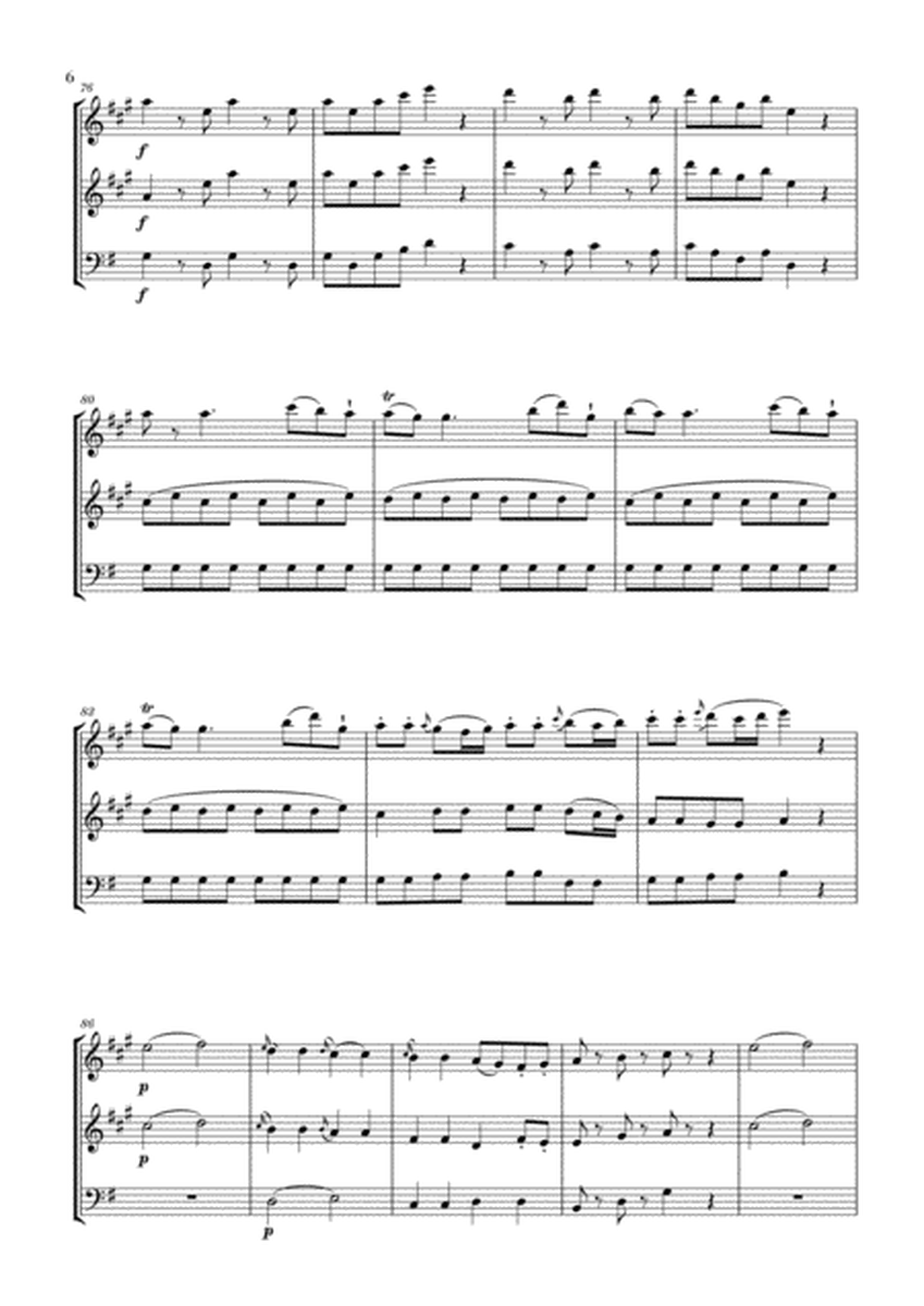 Eine Kleine Nachtmusik for 2 Clarinets and Bassoon image number null