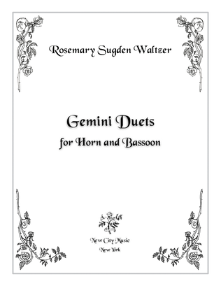 GEMINI DUETS for HORN and BASSOON