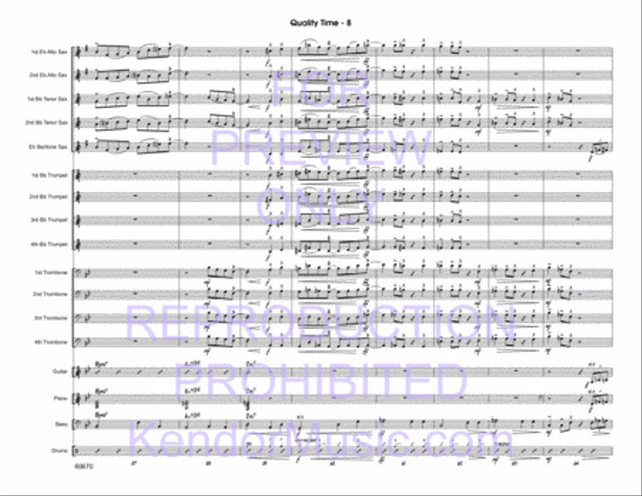 Quality Time Jazz Ensemble scores gallery preview page 9
