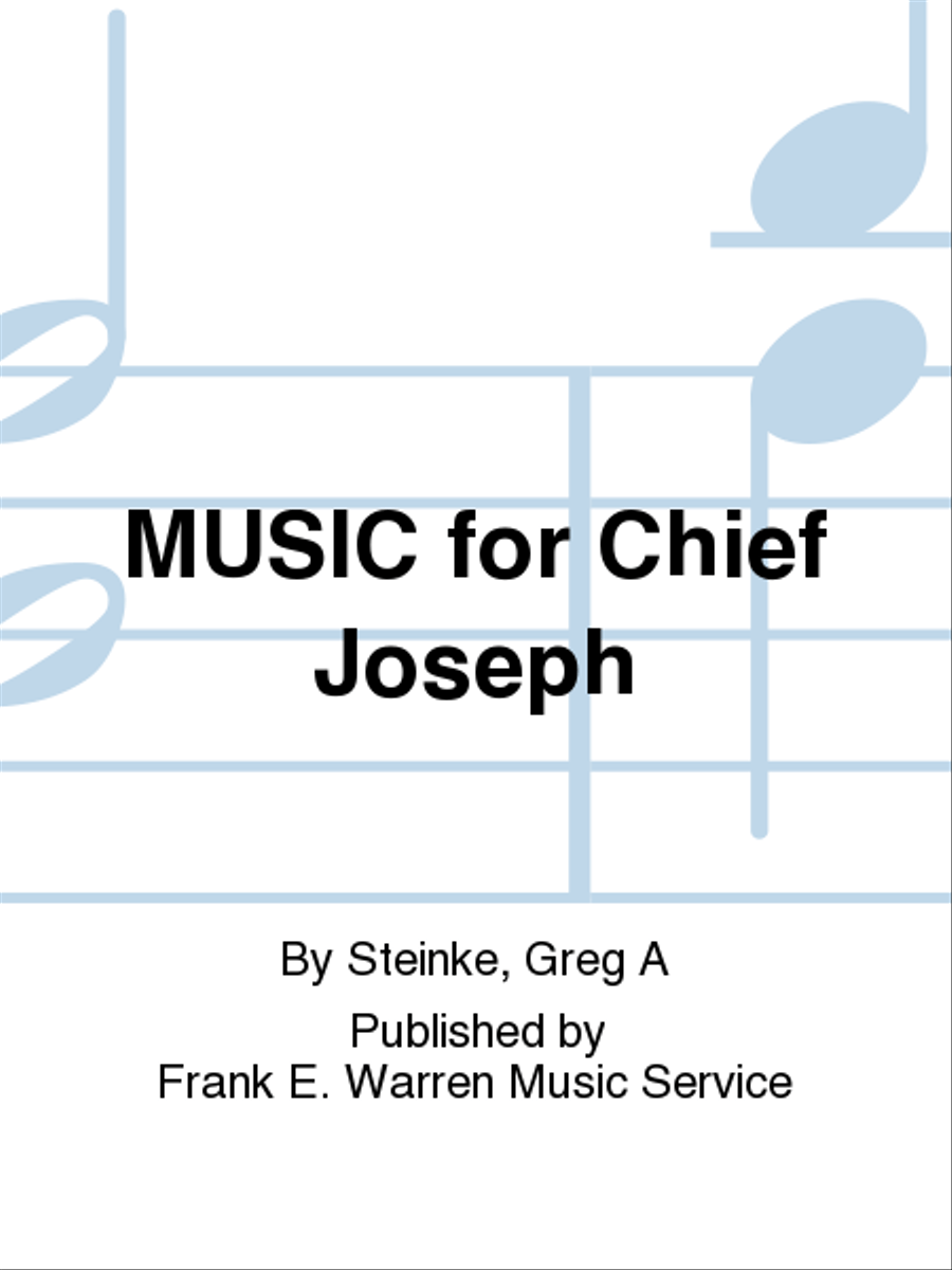 Music for Chief Joseph Music for Chief Joseph Trombone Quartet scores gallery preview page 1