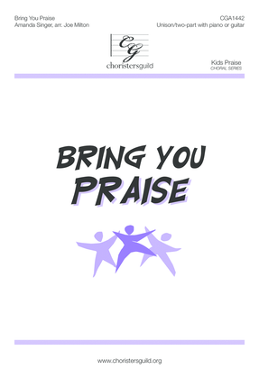 Book cover for Bring You Praise