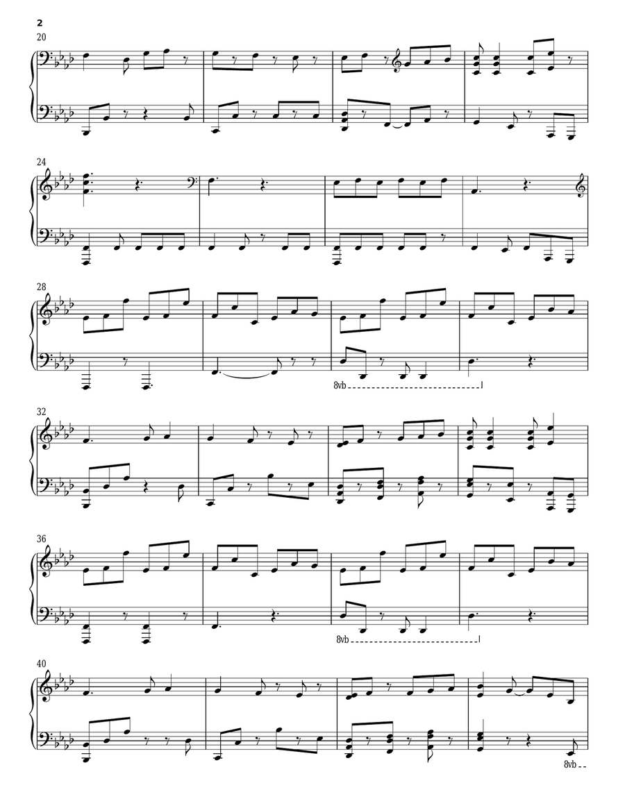 Tour De France Piano Solo scores gallery preview page 2