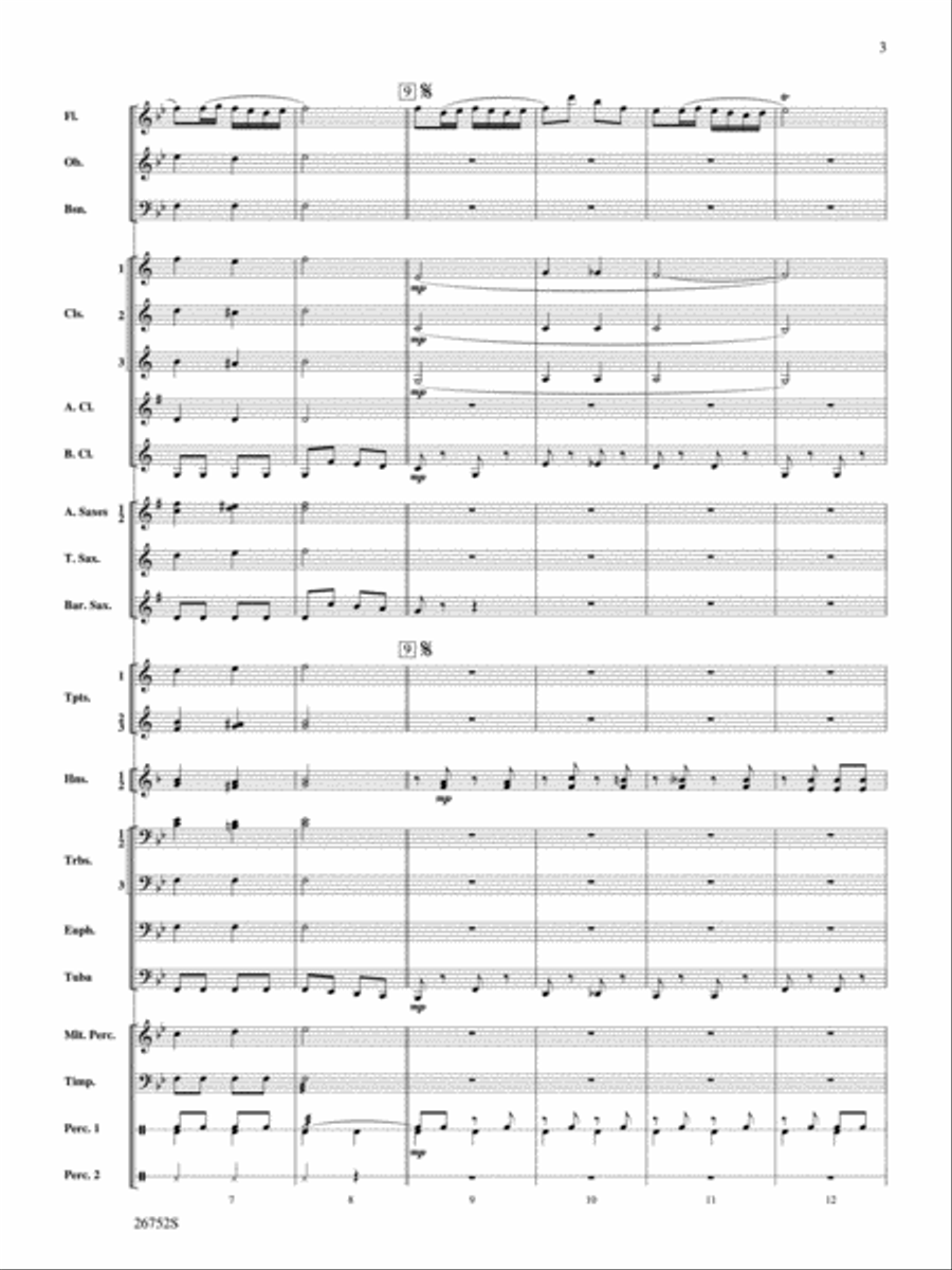 Flight of the Flutes Concert Band scores gallery preview page 3