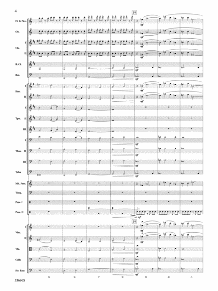 Sound Innovations Fanfare Full Orchestra scores gallery preview page 4