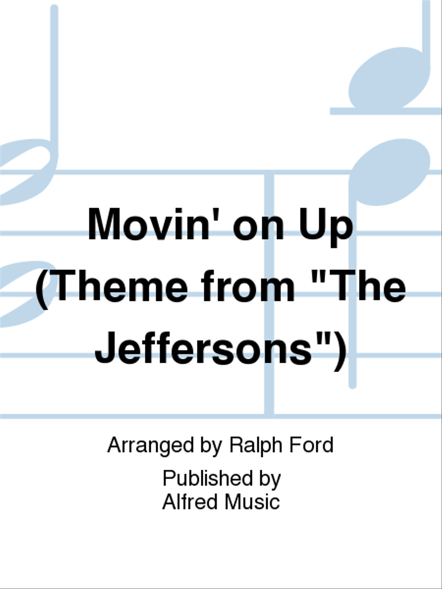 Movin' on Up (Theme from The Jeffersons) Marching Band scores gallery preview page 1