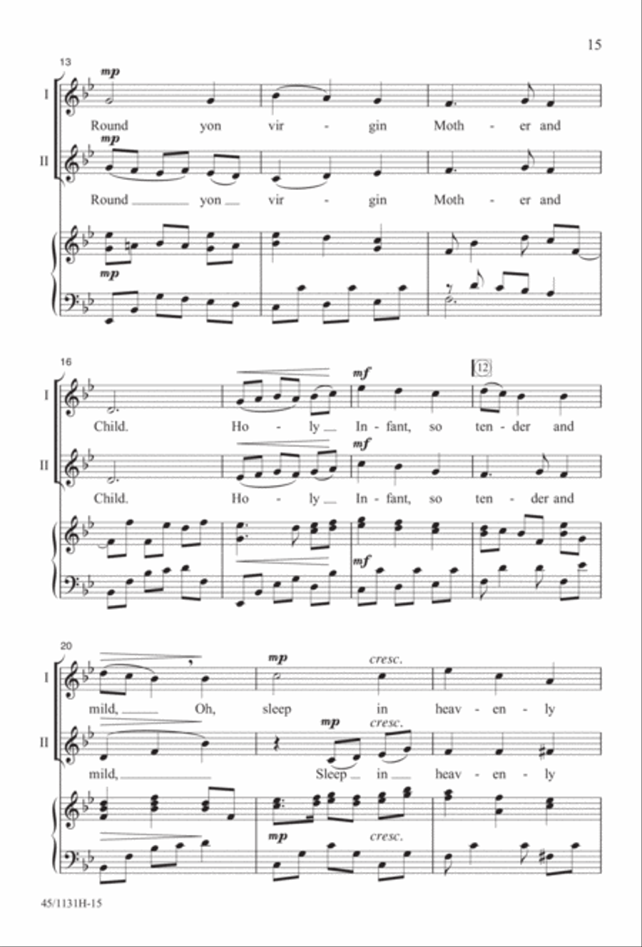 Singable Solutions for Winter Holidays 2-Part scores gallery preview page 15