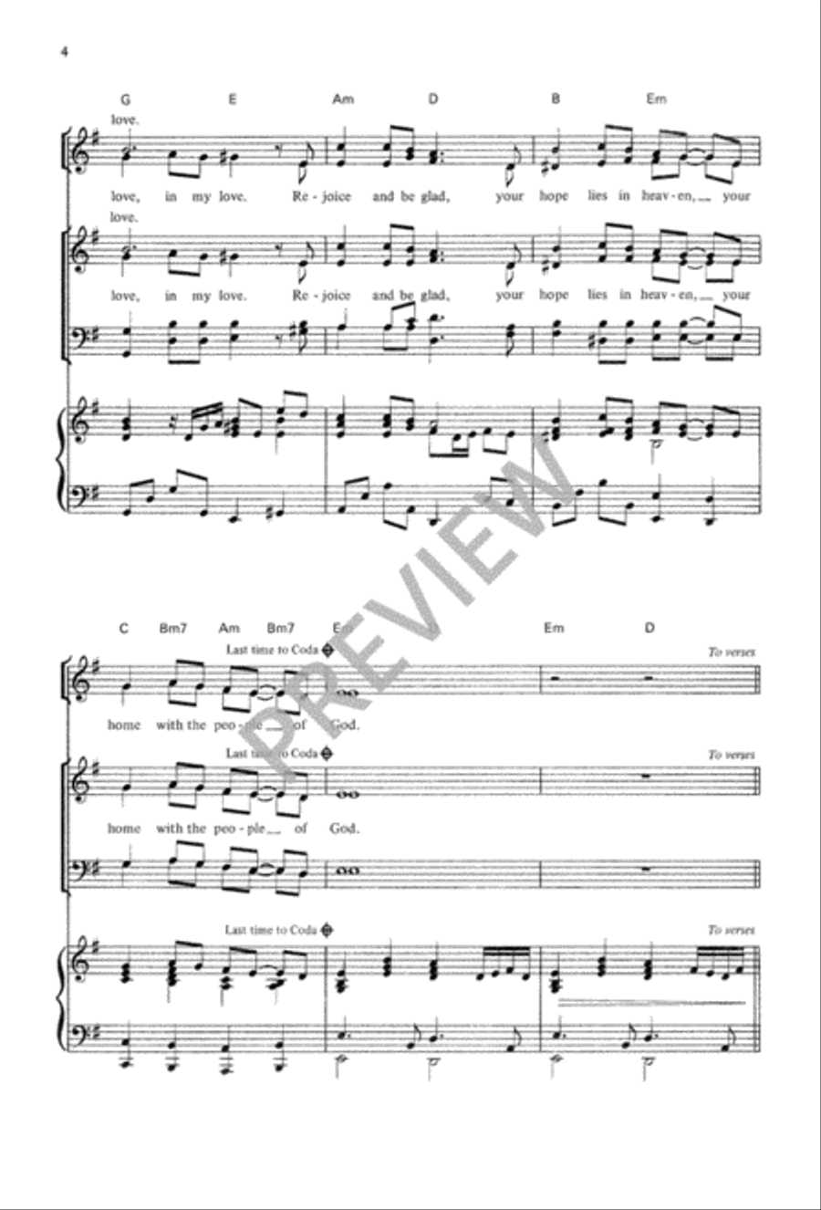 The People of God The People of God 4-Part scores gallery preview page 5