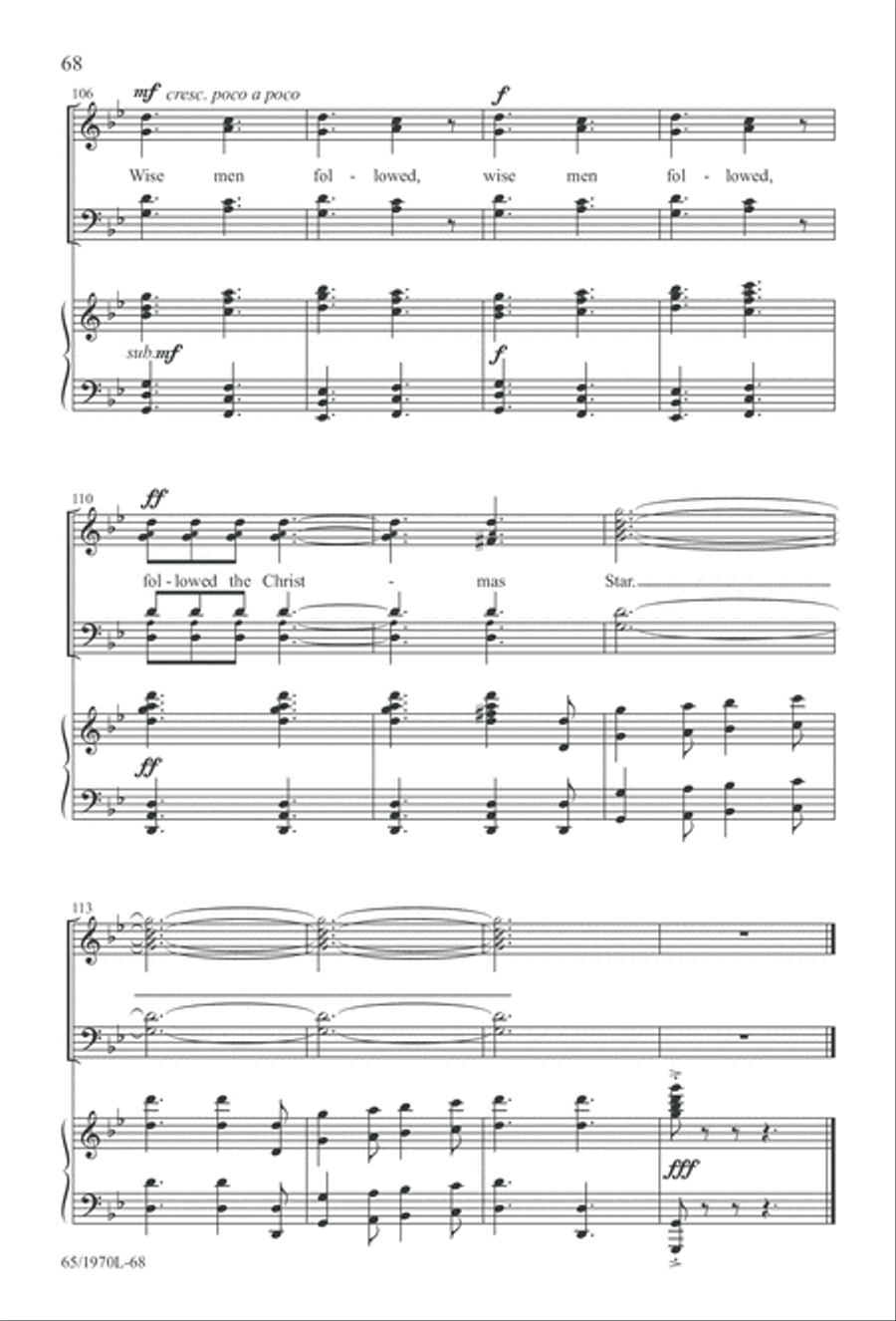 A Great and Mighty Wonder 4-Part scores gallery preview page 69
