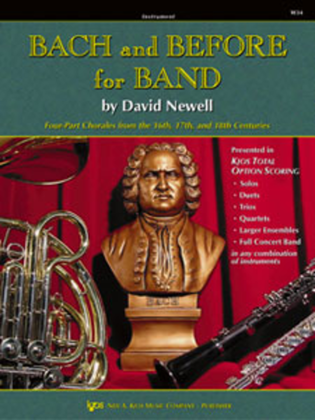 Book cover for Bach and Before For Band - Baritone T.C.