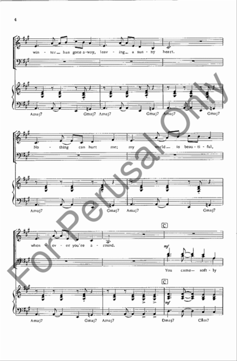 Smiling Smiling 4-Part scores gallery preview page 4