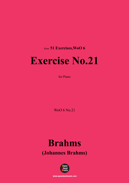 Brahms-Exercise No.21,WoO 6 No.21,for Piano image number null