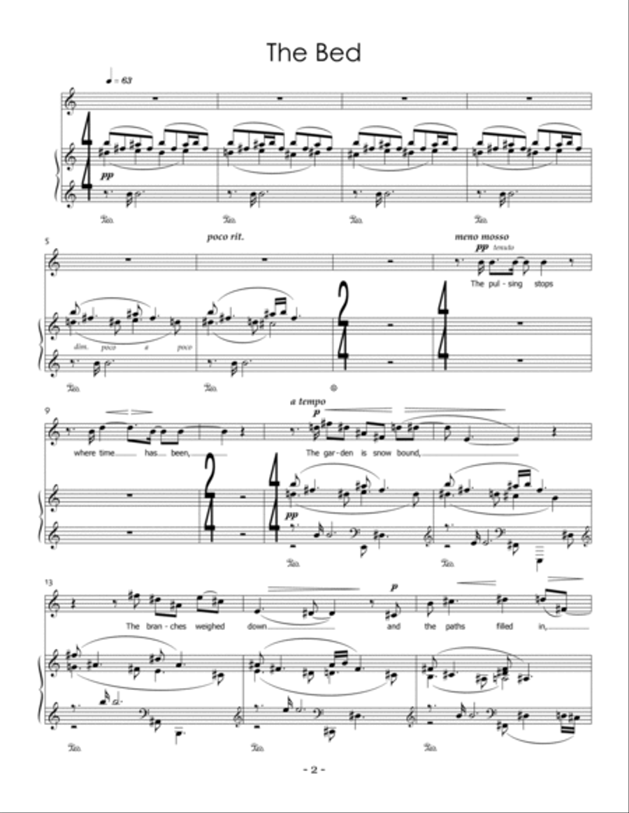Five Songs on Erotic Poetry Chamber Music scores gallery preview page 3
