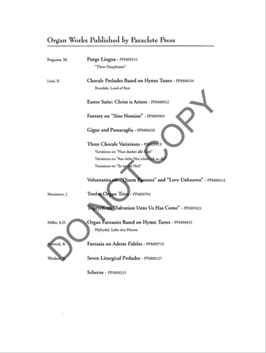 In Paradisum Organ scores gallery preview page 13