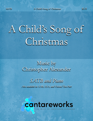 Book cover for A Child's Song of Christmas (SATB)