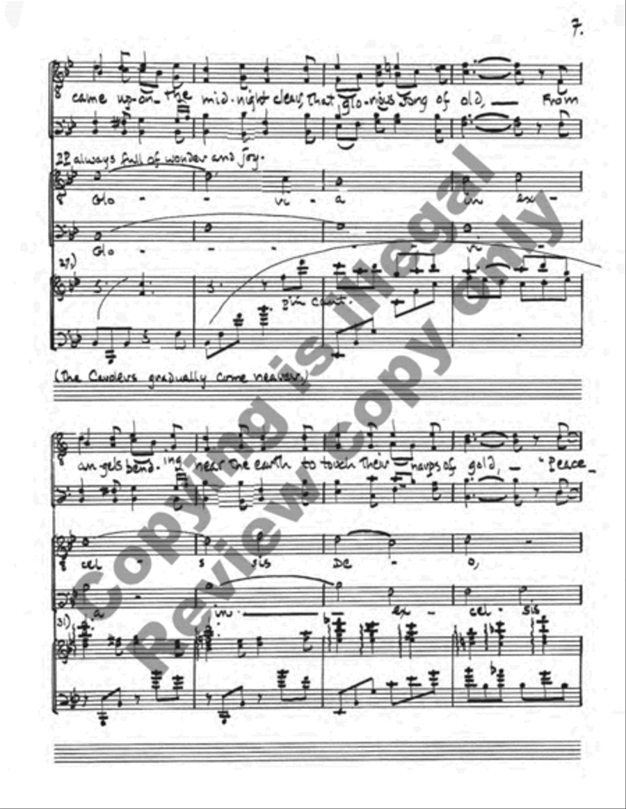 The Midnight Clear The Midnight Clear TTBB scores gallery preview page 7
