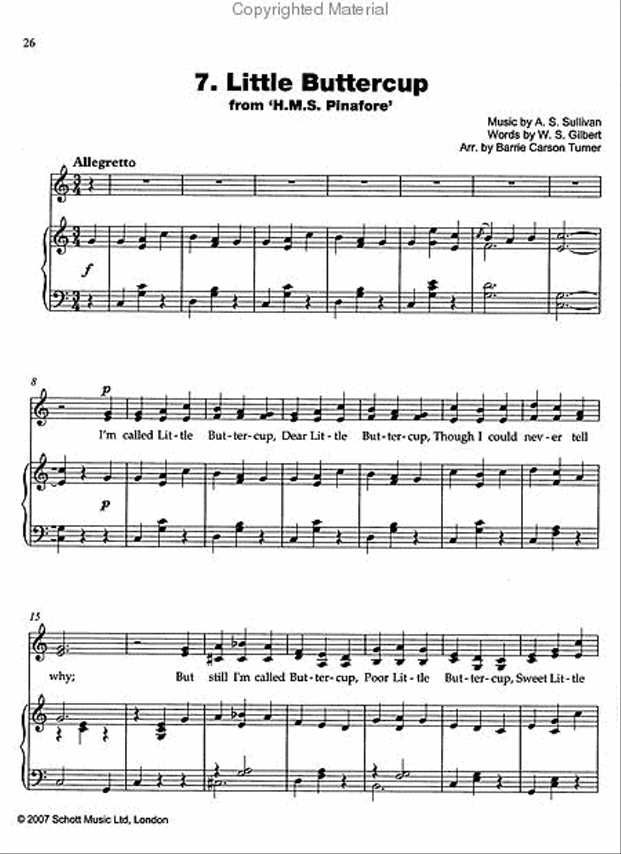 Best of Gilbert and Sullivan Voice scores gallery preview page 4