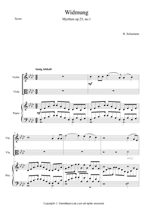 Book cover for Widmung, Op.25 no.1