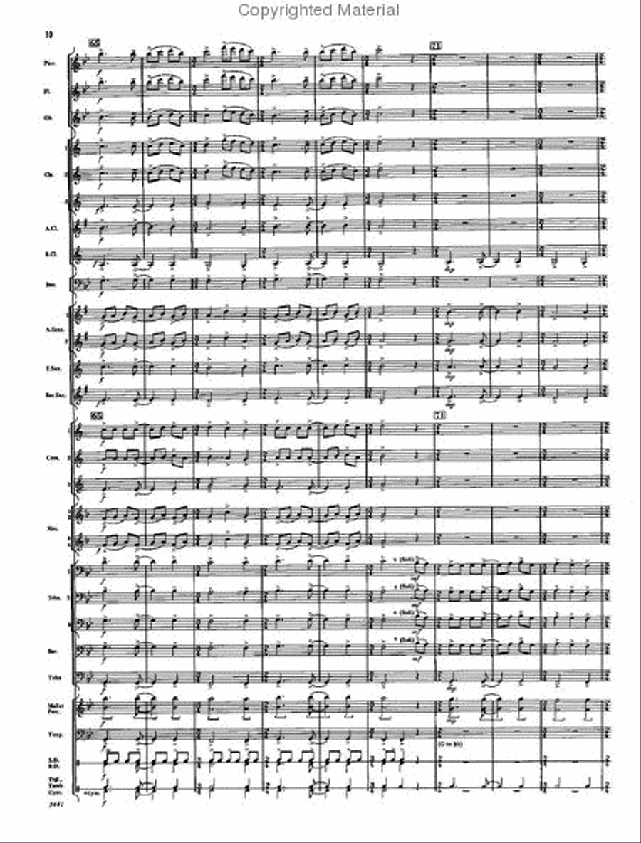 Centuria Concert Band scores gallery preview page 9