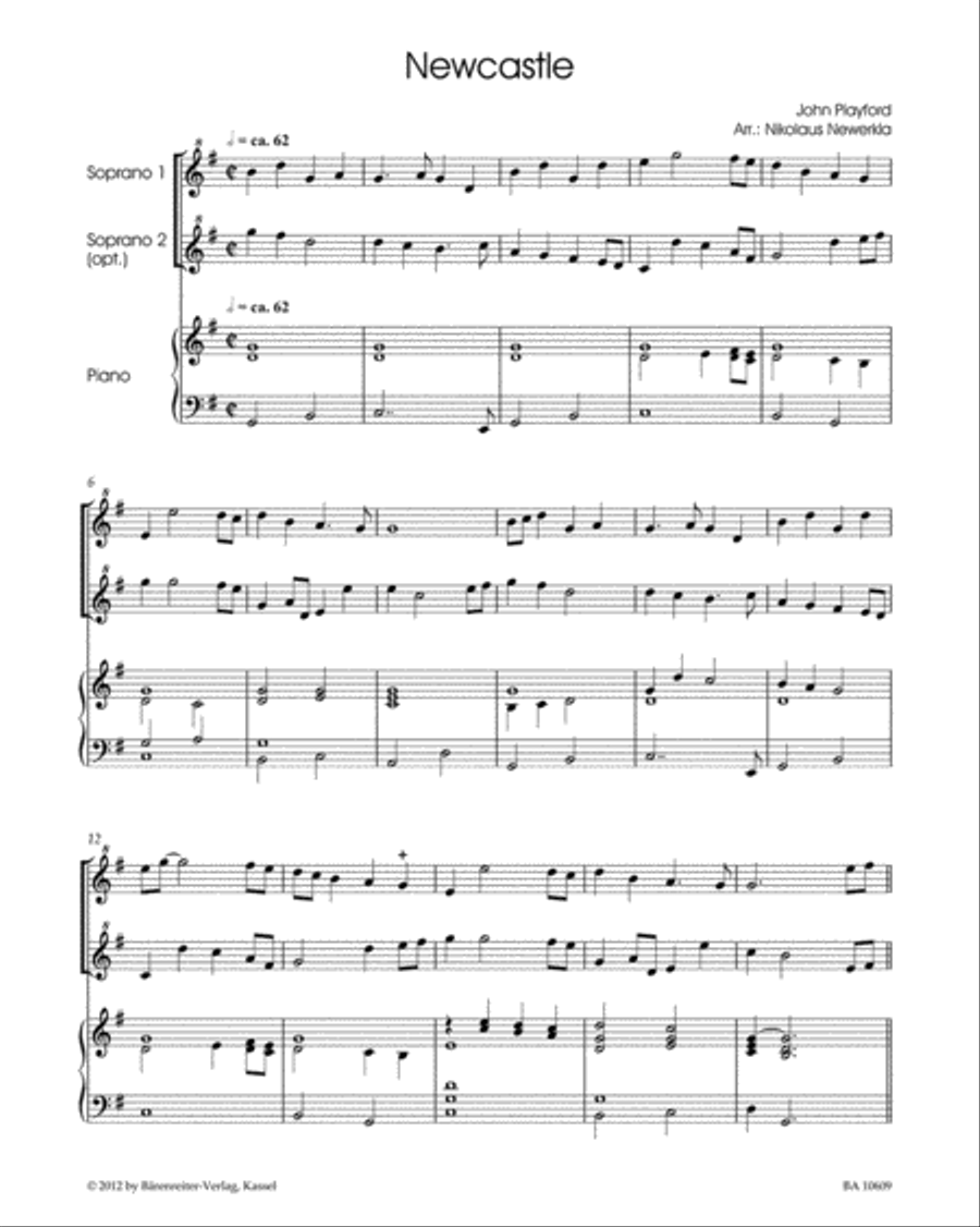 The English Dancing Master for Recorder (Flute) and Piano (second part ad lib.) Flute scores gallery preview page 2