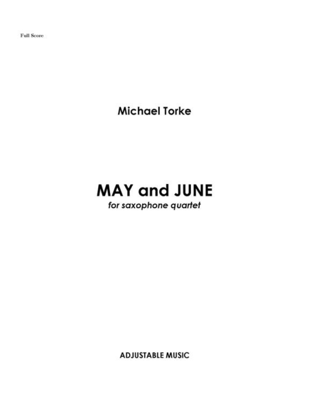 May and June (score and parts)