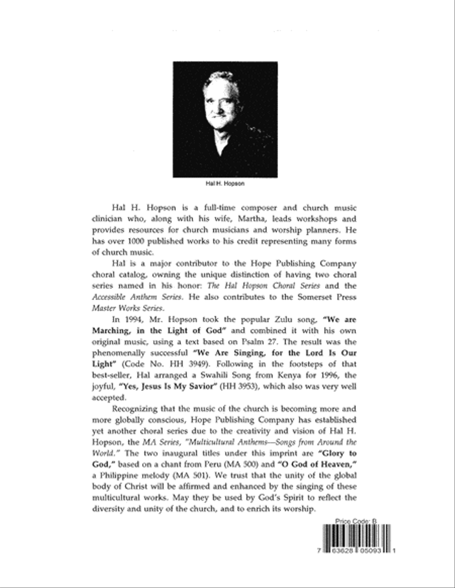 Glory to God Glory to God Choir scores gallery preview page 8