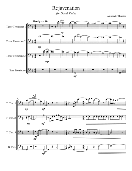 Rejuvenation Trombone - Digital Sheet Music