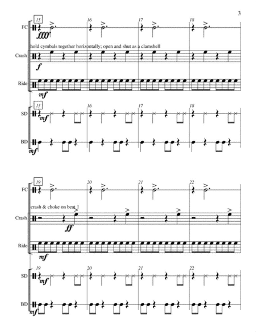 Cymbalism Percussion Ensemble scores gallery preview page 4