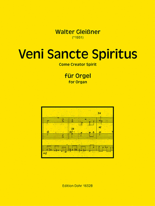 Veni Sancte Spiritus für Orgel (2015)