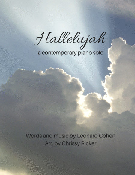 Hallelujah (contemporary arrangement for intermediate piano) image number null