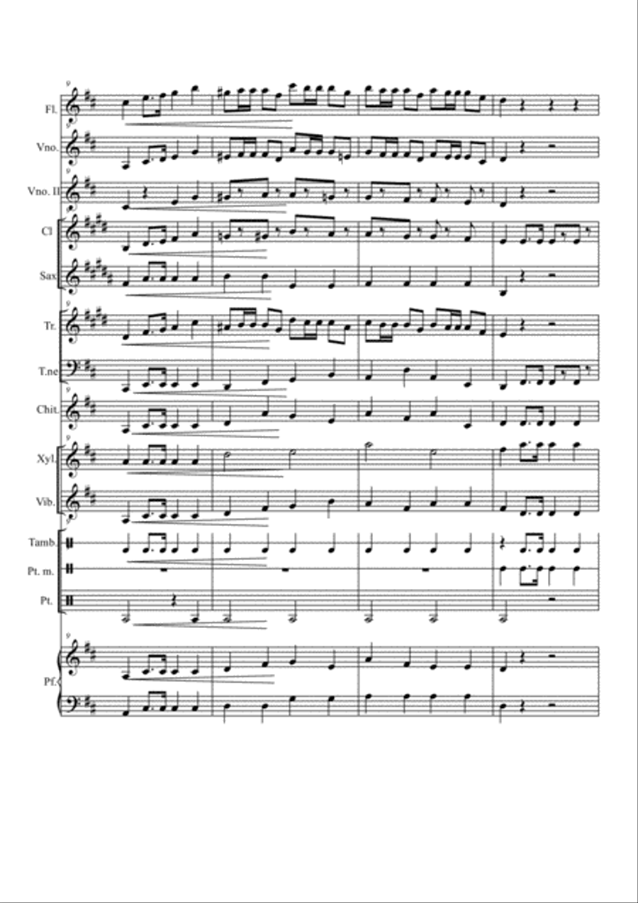 Inno d'Italia Inno d'Italia Large Ensemble scores gallery preview page 3