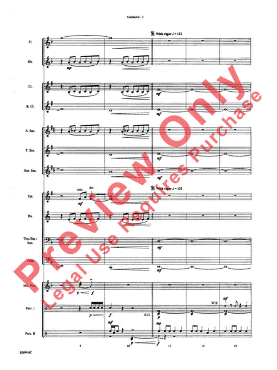 Voodoo Dance Concert Band scores gallery preview page 6