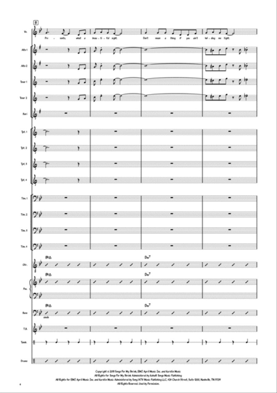 Underneath The Tree Jazz Ensemble scores gallery preview page 5
