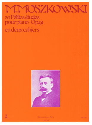 Book cover for 20 Petites Etudes pour Piano Op. 91 – Volume 2