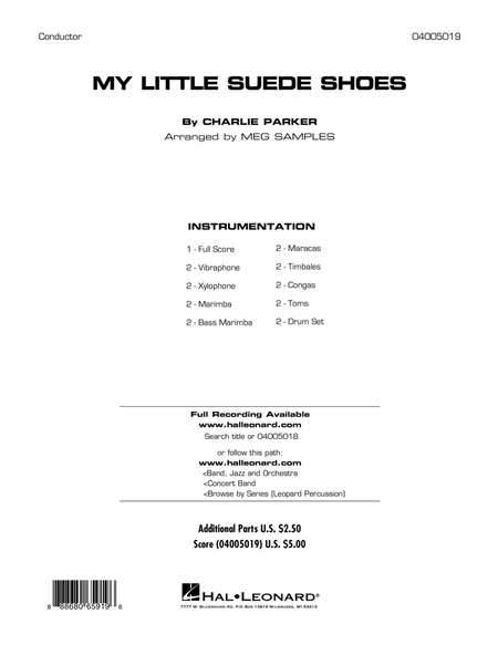My Little Suede Shoes - Full Score