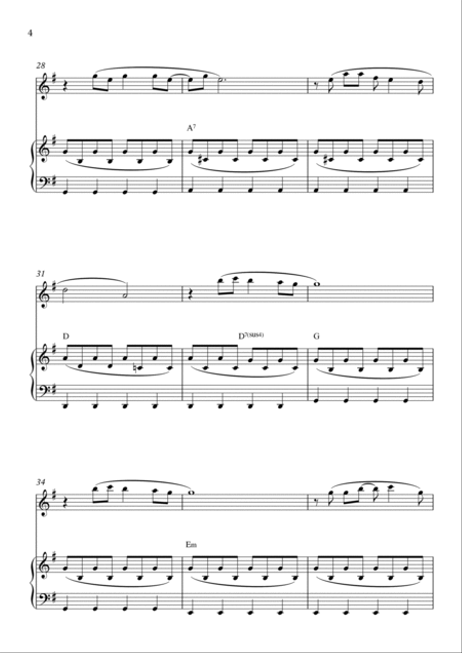 Every Breath You Take Alto Recorder scores gallery preview page 4