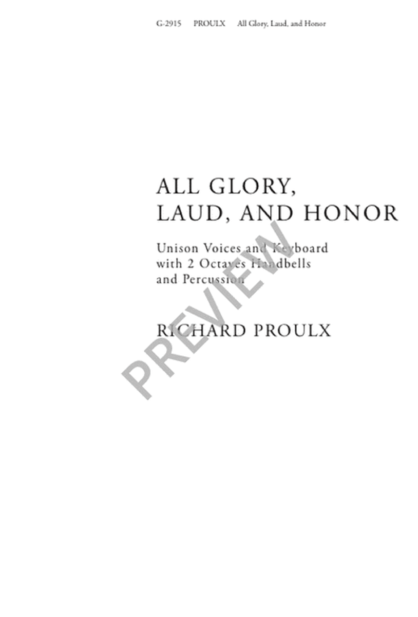 All Glory, Laud, and Honor image number null