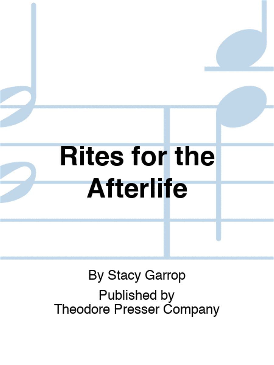 Rites for the Afterlife