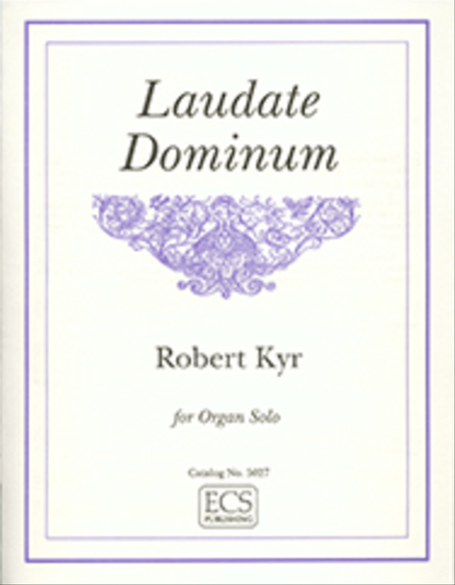 Laudate Dominum Organ scores gallery preview page 1
